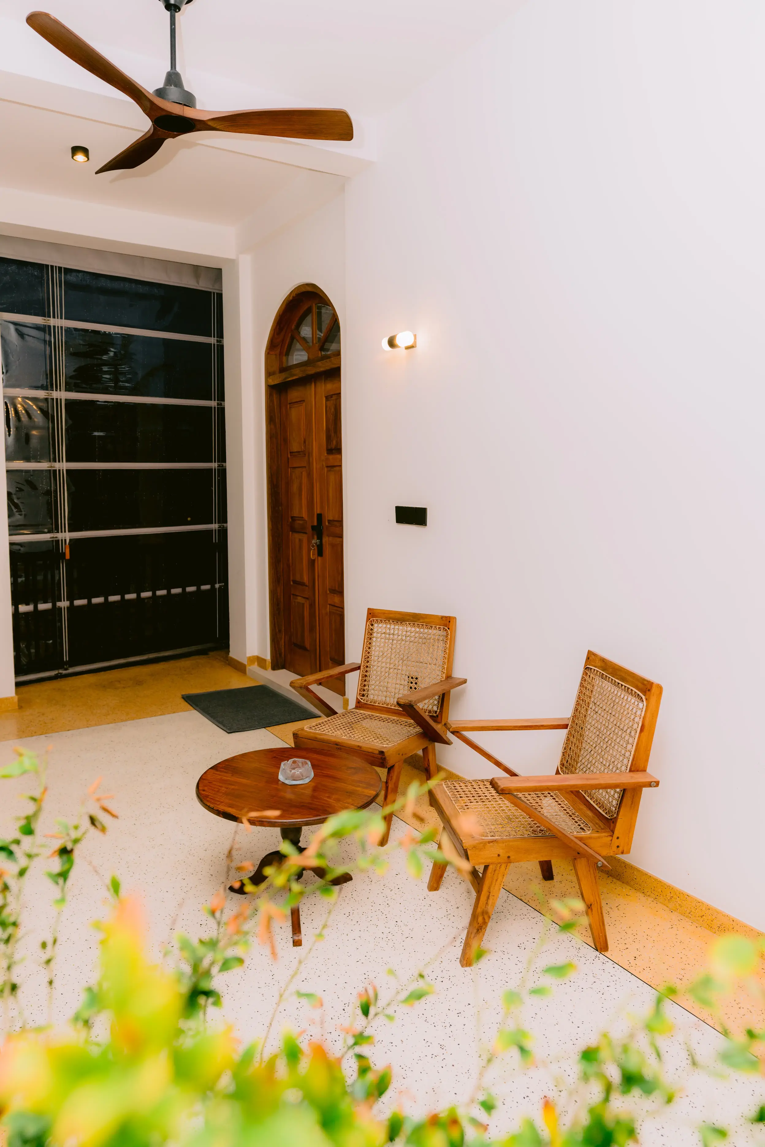 Private Studio Living Area Outside