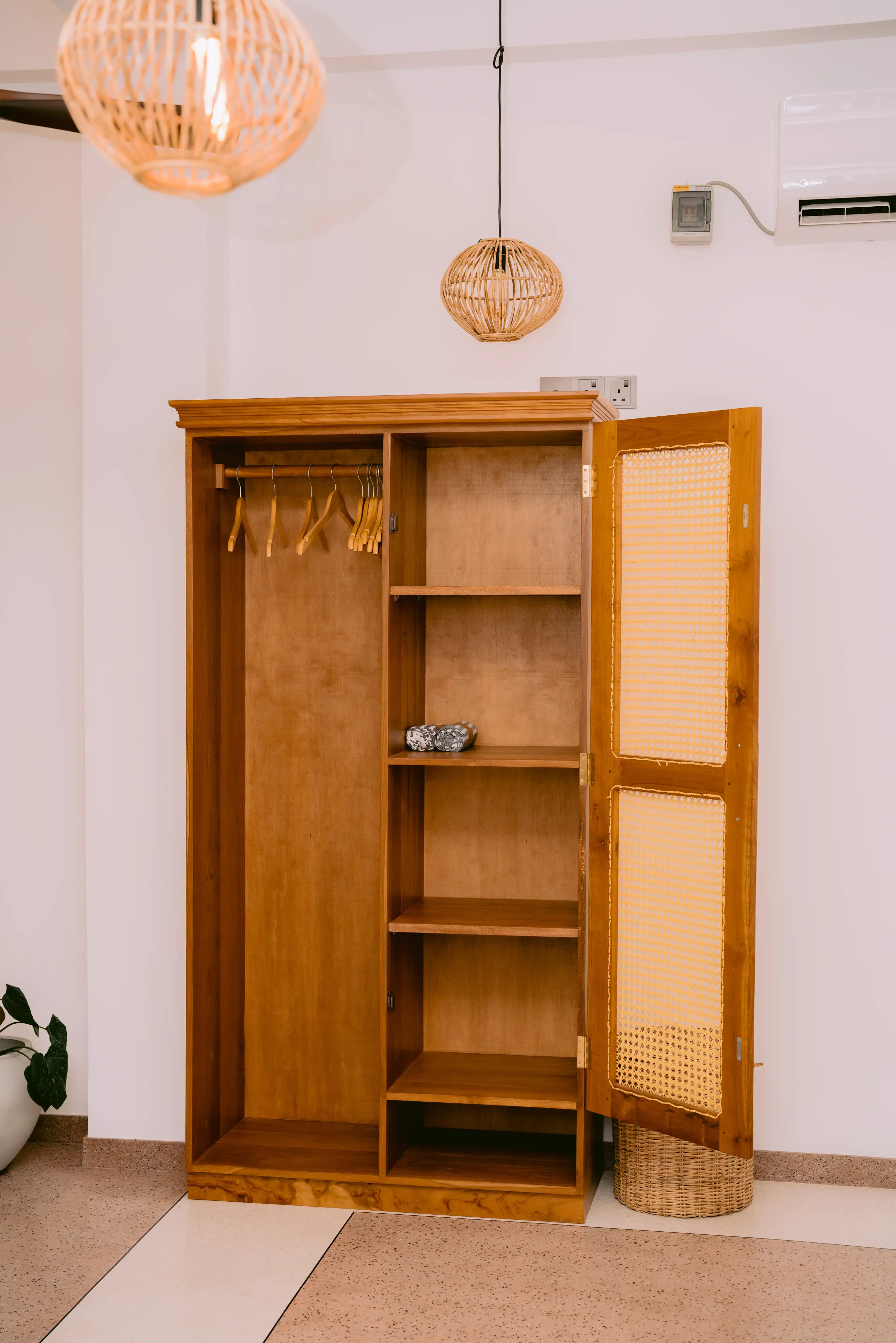 Private Studio Wooden Wardrobe