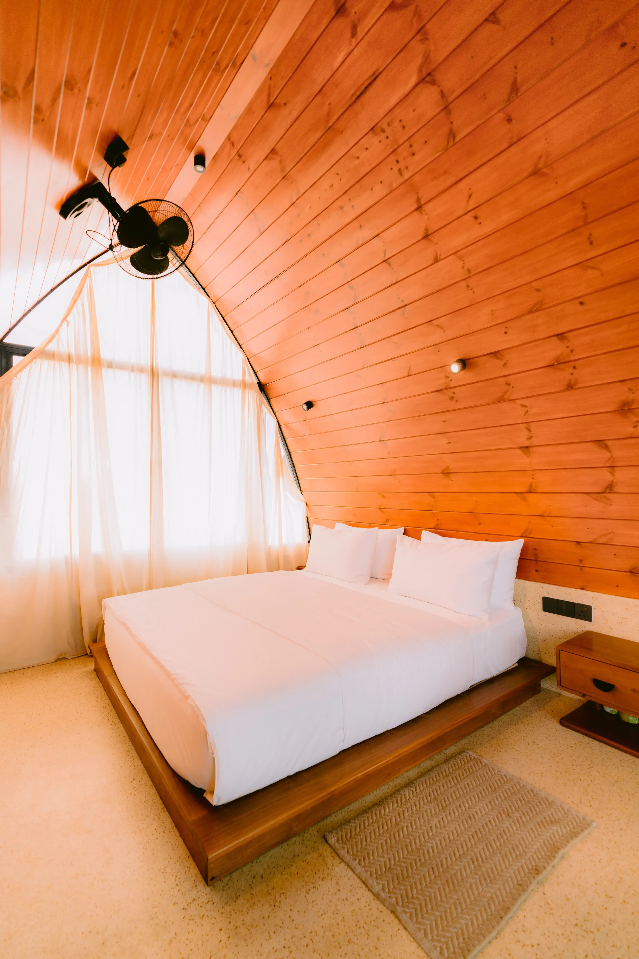 Rooftop Cabana Interior Master Bed